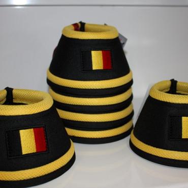 Manmat springschoen Belgische vlag Geel (set 4 st)