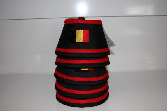 Manmat springschoen Belgische vlag Rood (set 4 st)