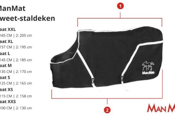 Zweet-staldeken maat XS