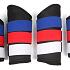 Manmat Beenbeschermers set Nederland maat S t/m XL