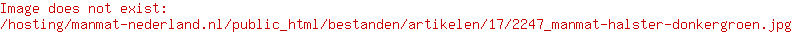 Manmat halster maat S (3070031)