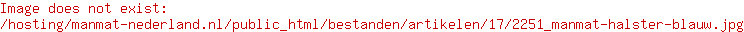 Manmat halster maat M (3070031M)