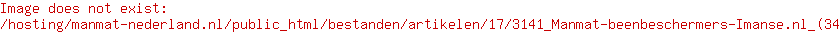Manmat been beschermers set maat M (4 stuSks)
