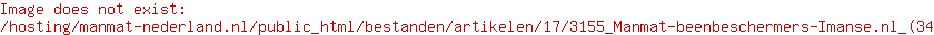 Manmat been beschermers set maat L (4 stSuks)